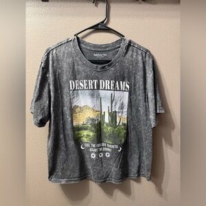 Rebellious One Dark Gray Graphic Tee